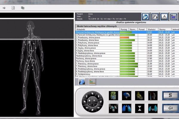 Model łańcuchowy węzłów chłonnych